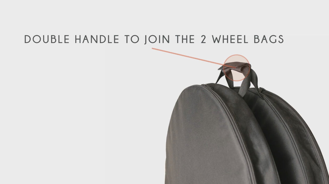 Wheelbag DOUBLE | Padded pair of wheel bags