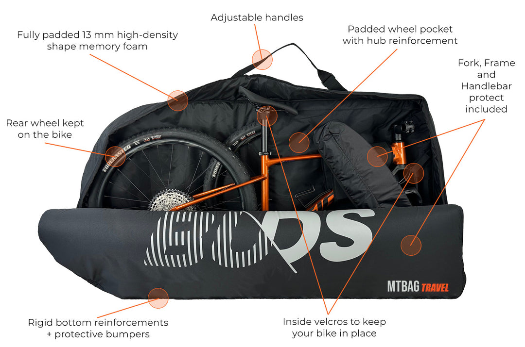 [NEW 2024] MTBAG TRAVEL | Fully padded bike travel bag for MT bikes