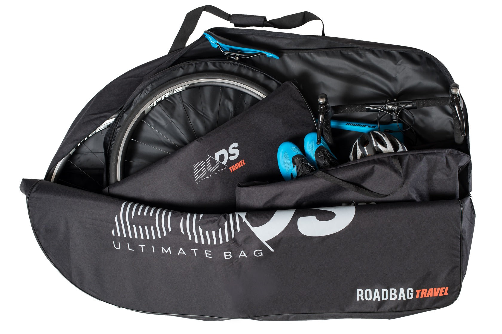 Buds-Sports ROADBAG | Fully Padded Bike Travel Bag for Road Bikes 