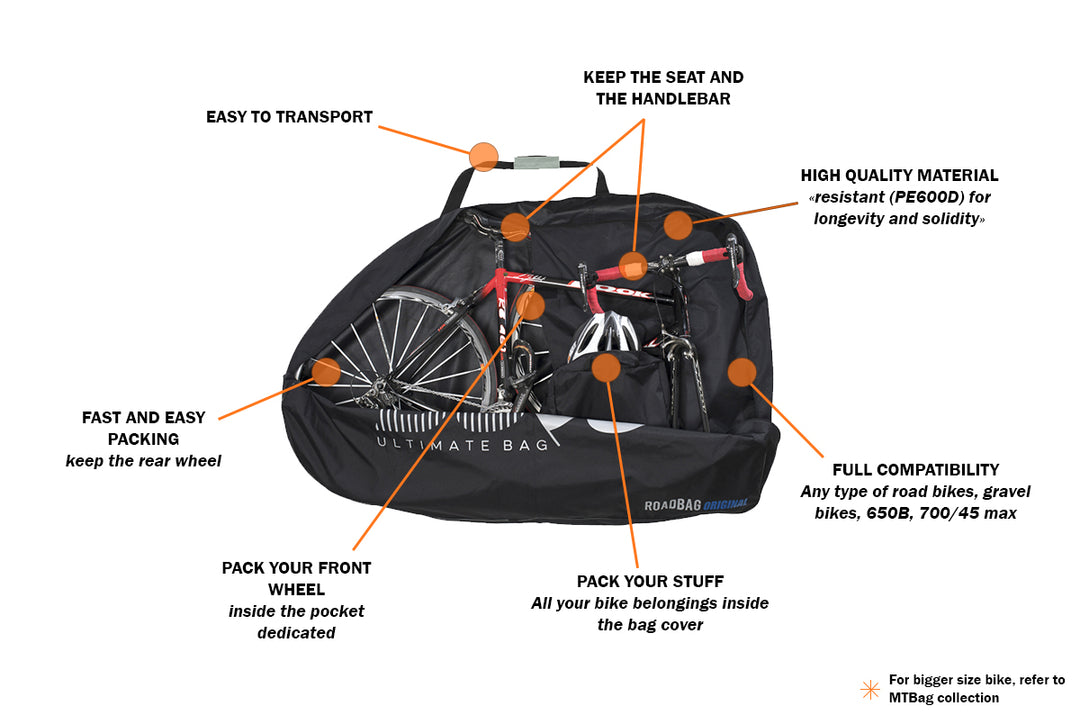 ROADBAG ORIGINAL | Padded Bike Travel Bag For Road Bikes