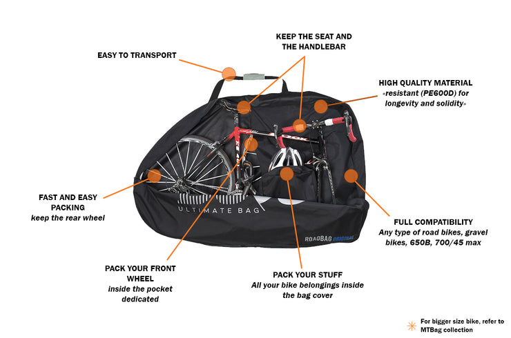 ROADBag Original | not padded bike travel bag